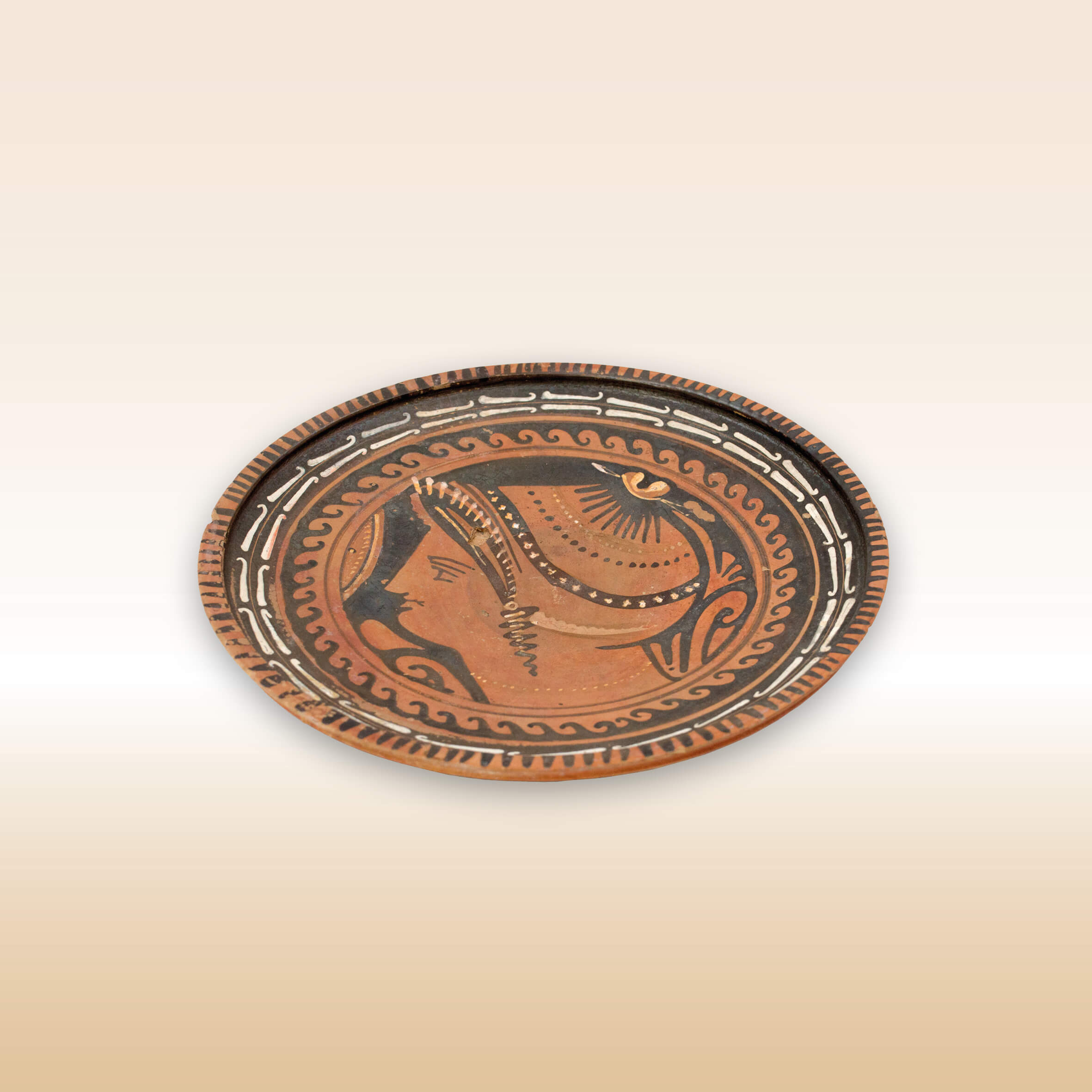 PIATTO A FIGURE ROSSE